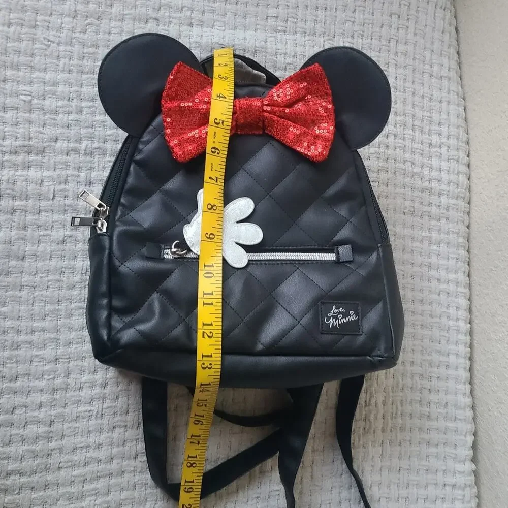 Disney Minnie Mouse Black and Red Mini Backpack